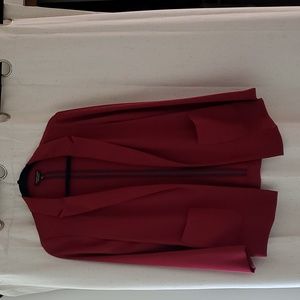 Topshop Burgundy Blazer